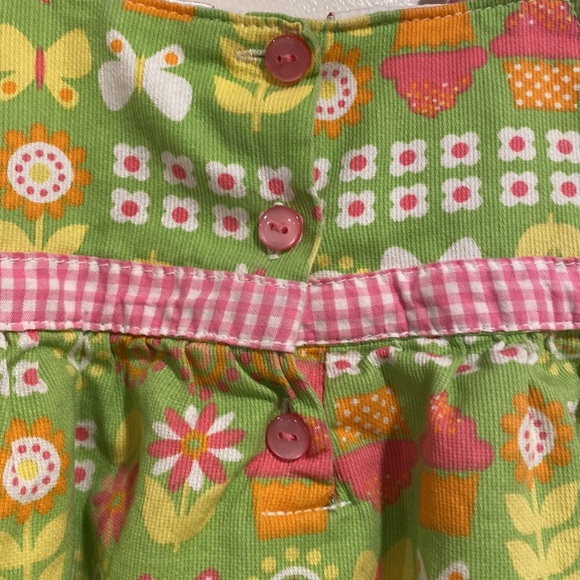 b.t. kids dress with pink gingham straps and bottom ruffle. Size 18 months - Picture 3 of 8
